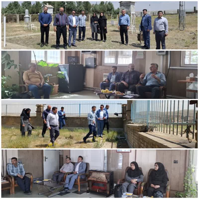 بازدید کارشناسان مدیریت و برنامه ریزی و دیوان محاسبات از هواشناسی بروجرد